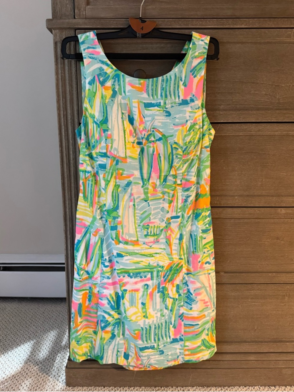 Lilly Pulitzer Tie back Dress in Sailboat Print
